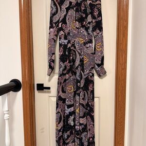 Paisley Long Sleeve Jumpsuit